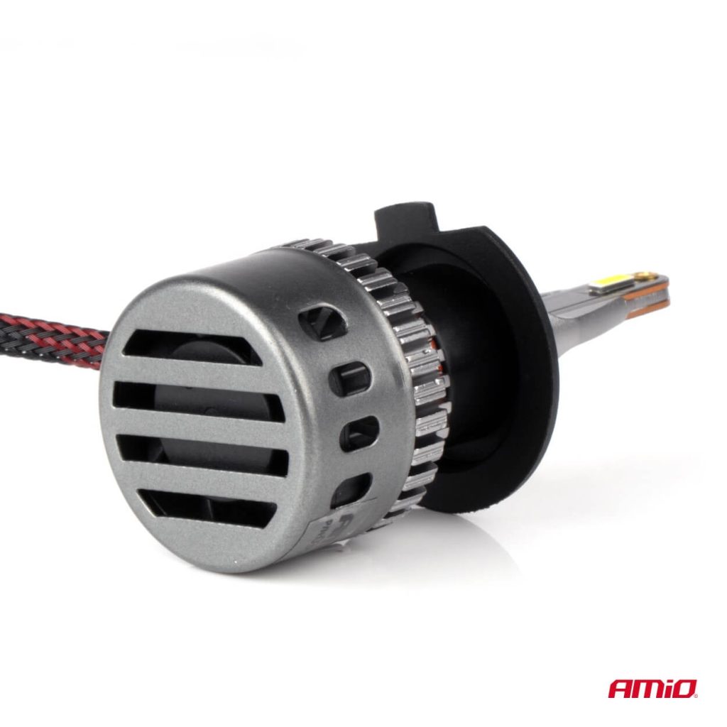 Εικόνα 3 από 4 — Amio – ΛΑΜΠΕΣ H7 9>16V 6.000K 5.400lm 60W K3 SERIES LED CAN-BUS(ΜΕ ΨΥΚΤΡΑ) – 2 Τεμ. (03683/ΑΜ)