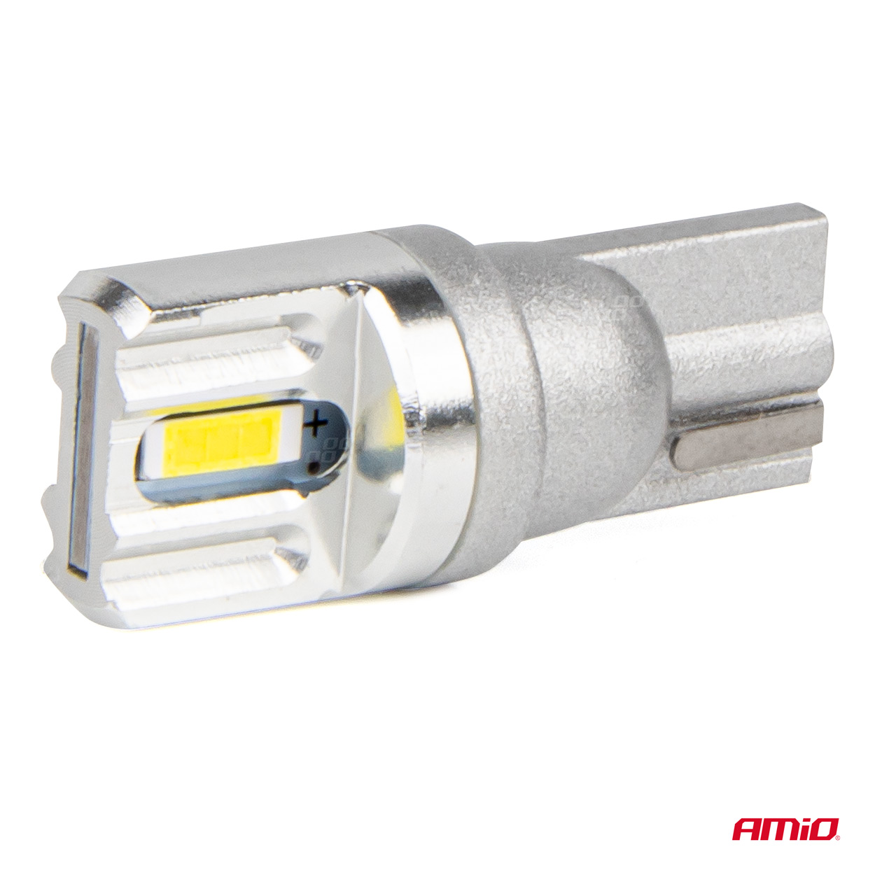 Εικόνα 3 από 5 — Amio – ΛΑΜΠΑΚΙΑ LED T10 W5W 12/24V LED 2x1860SMD STANDARD ΛΕΥΚΑ – 2 ΤΕΜ. (03719/AM)