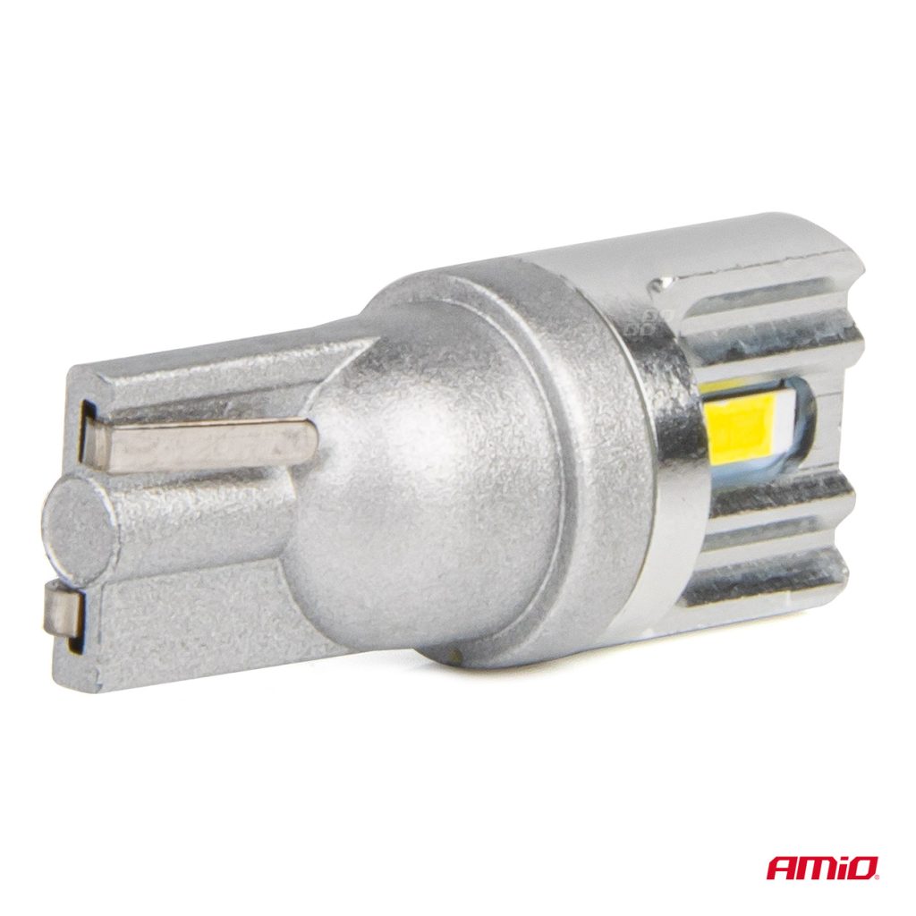 Εικόνα 4 από 5 — Amio – ΛΑΜΠΑΚΙΑ LED T10 W5W 12/24V LED 2x1860SMD STANDARD ΛΕΥΚΑ – 2 ΤΕΜ. (03719/AM)