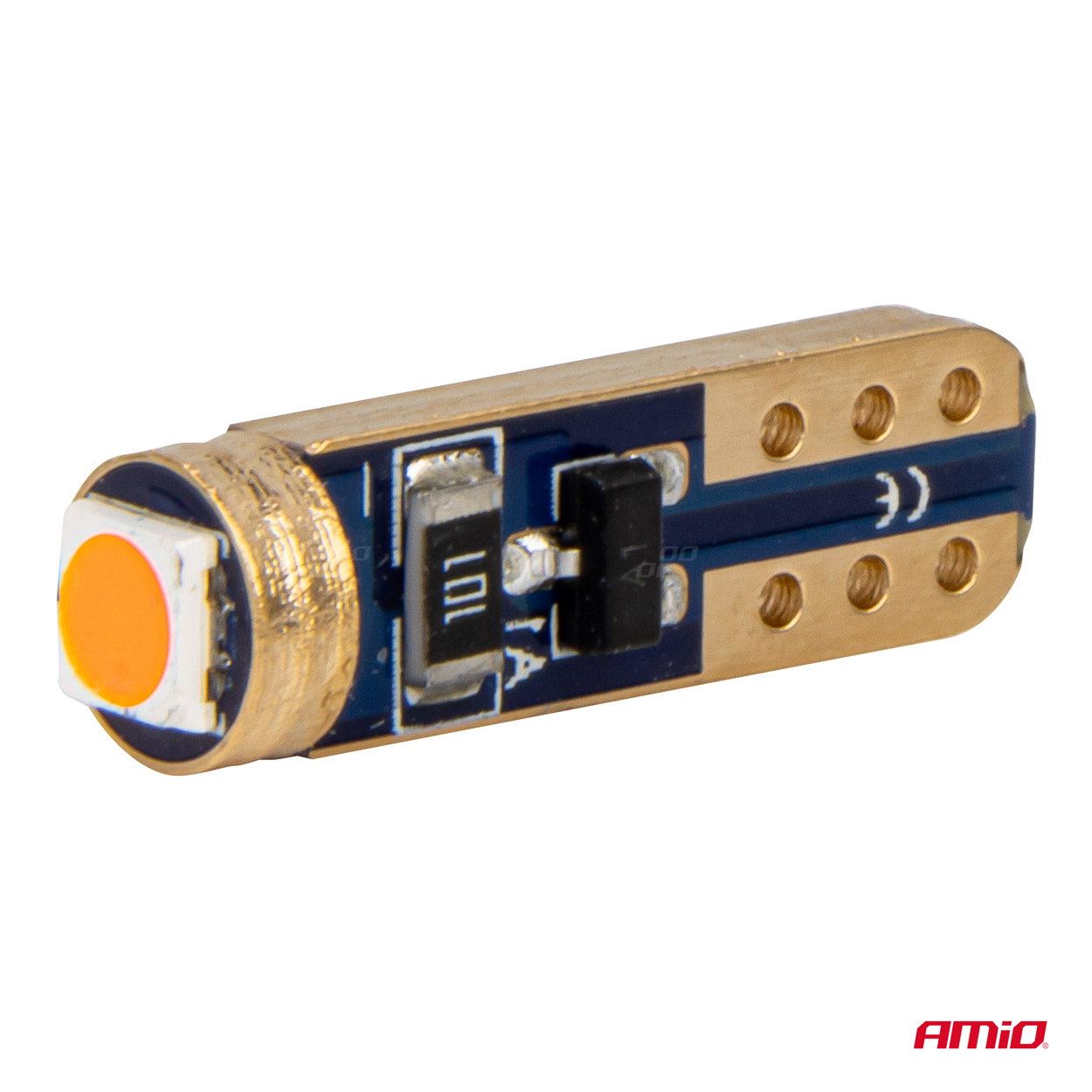 Εικόνα 3 από 5 — Amio – ΛΑΜΠΑΚΙΑ T5 W1W 12V 1SMD LED ΚΟΚΚΙΝΑ – 2 ΤΕΜ. (03727/AM)