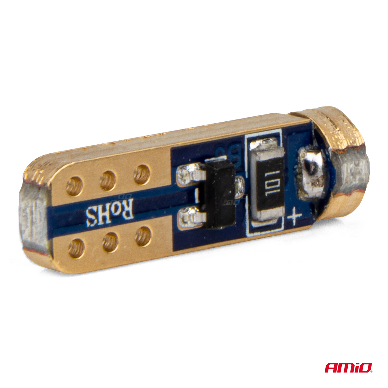 Εικόνα 4 από 5 — Amio – ΛΑΜΠΑΚΙΑ T5 W1W 12V 1SMD LED ΚΟΚΚΙΝΑ – 2 ΤΕΜ. (03727/AM)