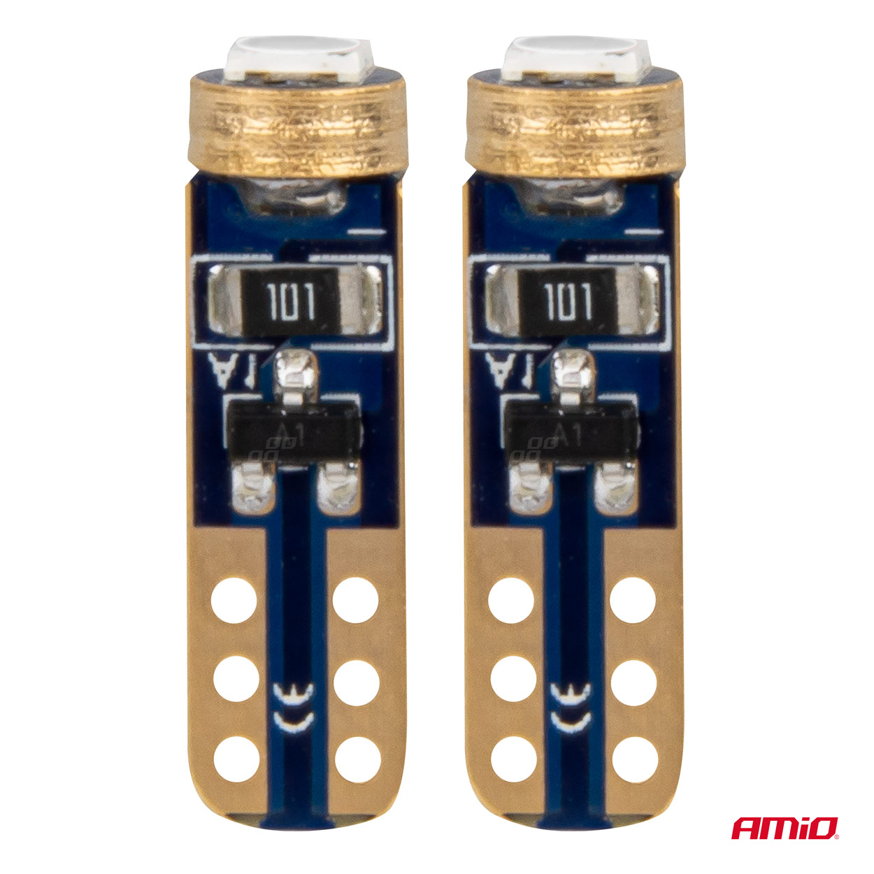 Εικόνα 2 από 5 — Amio – ΛΑΜΠΑΚΙΑ T5 W1W 12V 1SMD LED ΠΡΑΣΙΝΑ – 2 ΤΕΜ. (03729/AM)