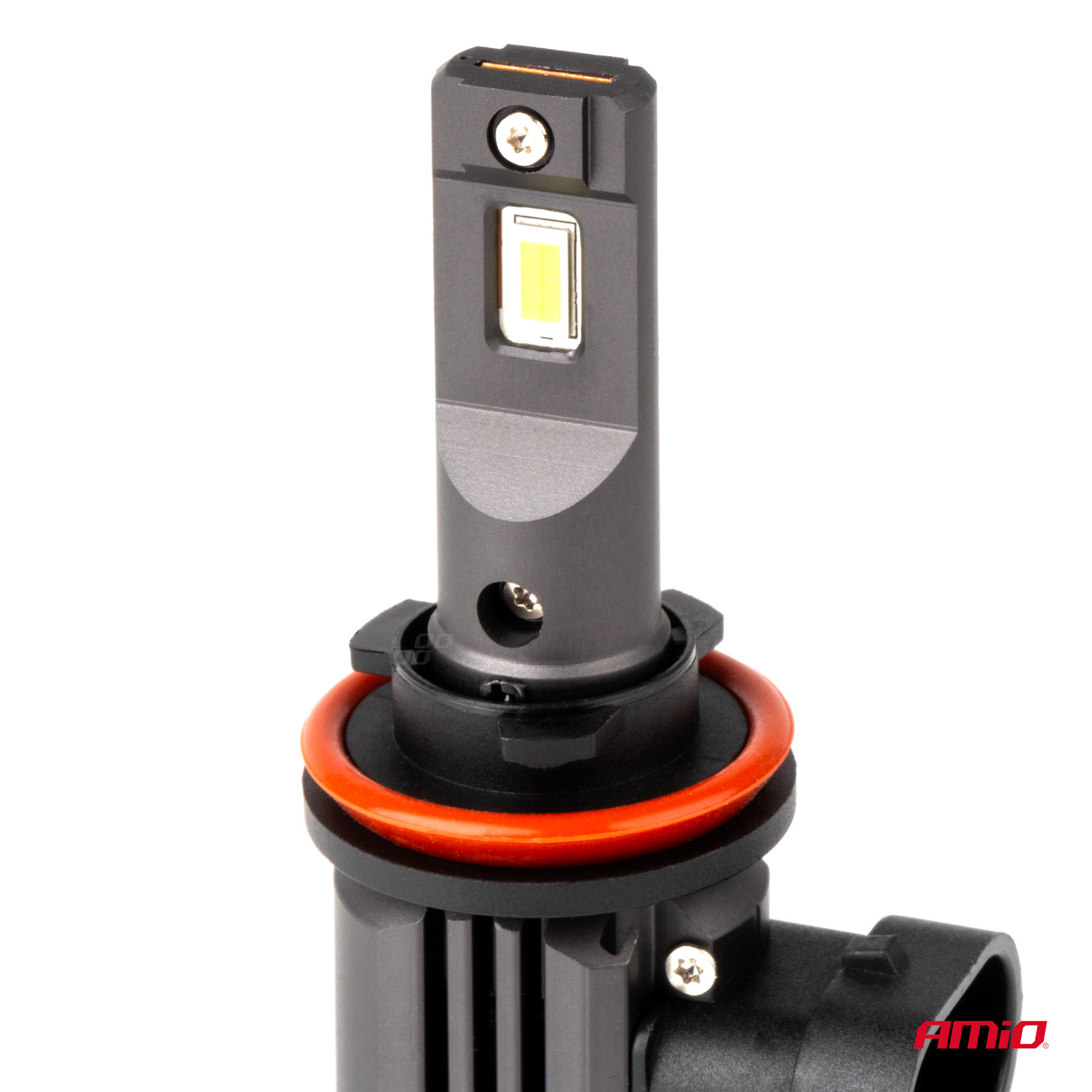 Εικόνα 2 από 5 — Amio – ΛΑΜΠΕΣ LED H8/H9/H11 12V 44W 6.500K 3.936lm X4 SERIES AVIATOR PLUG & PLAY – 2 ΤΕΜ. (03765/AM)