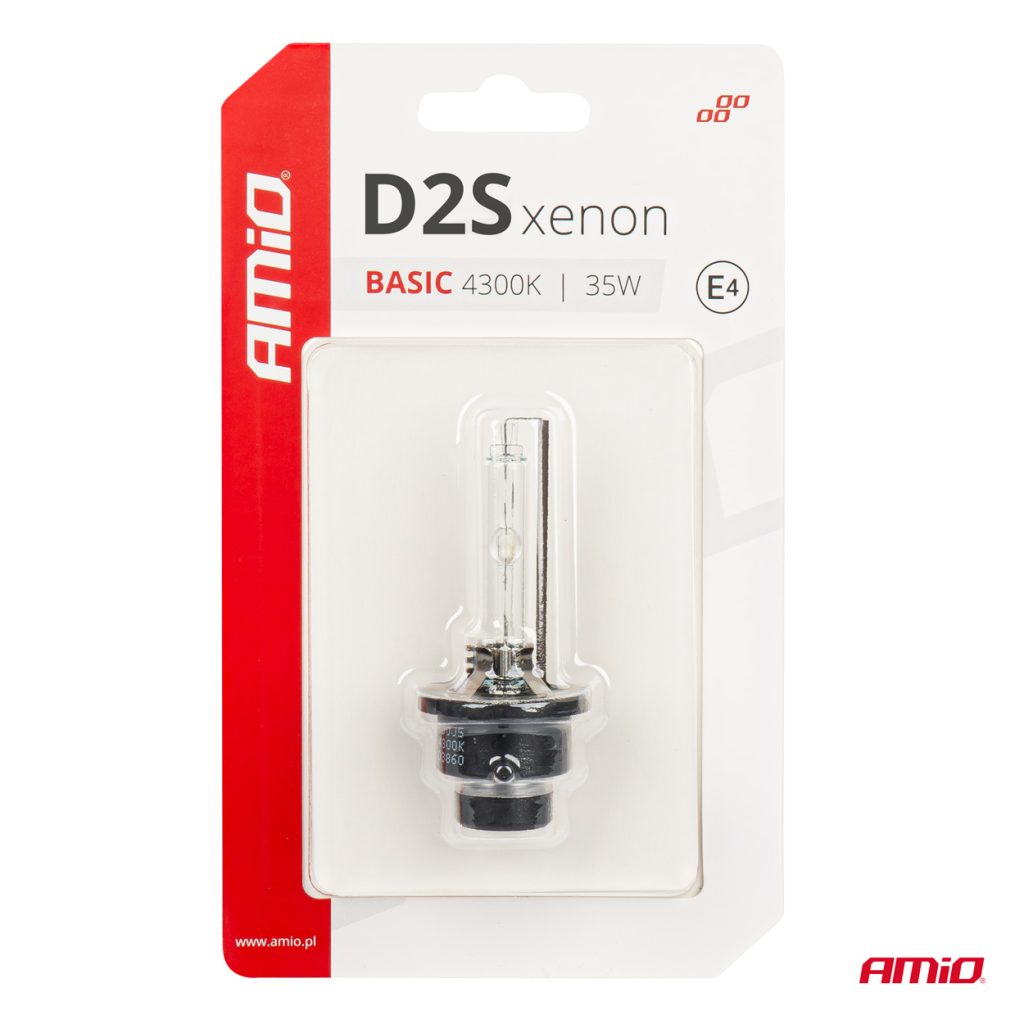 Εικόνα 5 από 5 — Amio – ΑΝΤΑΛΛΑΚΤΙΚΗ ΛΑΜΠΑ ΧΕΝΟΝ BASIC D2S 12V 4.300k 35W BLISTER CARD – 1 ΤΕΜ. (03860/AM)