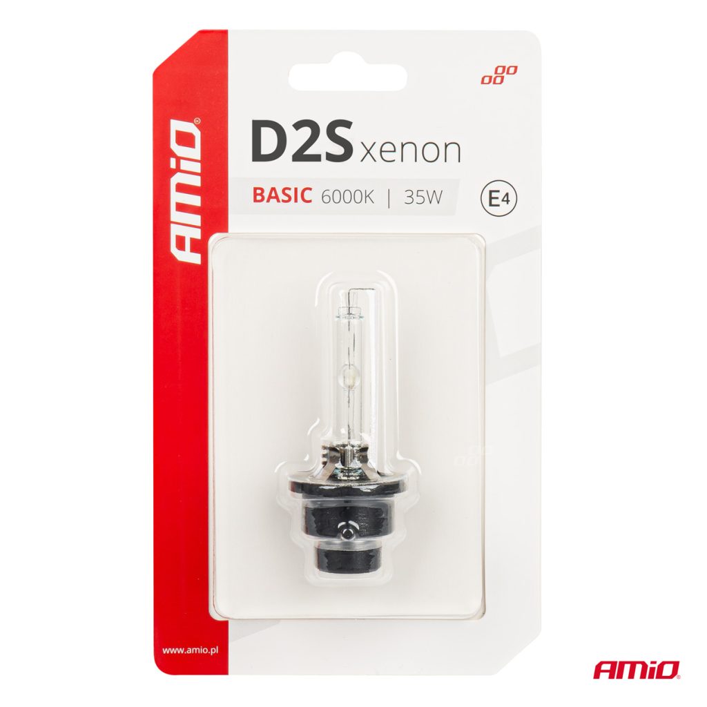 Εικόνα 3 από 3 — Amio – ΑΝΤΑΛΛΑΚΤΙΚΗ ΛΑΜΠΑ ΧΕΝΟΝ BASIC D2S 12V 6.000k 35W BLISTER CARD – 1 ΤΕΜ. (03861/AM)