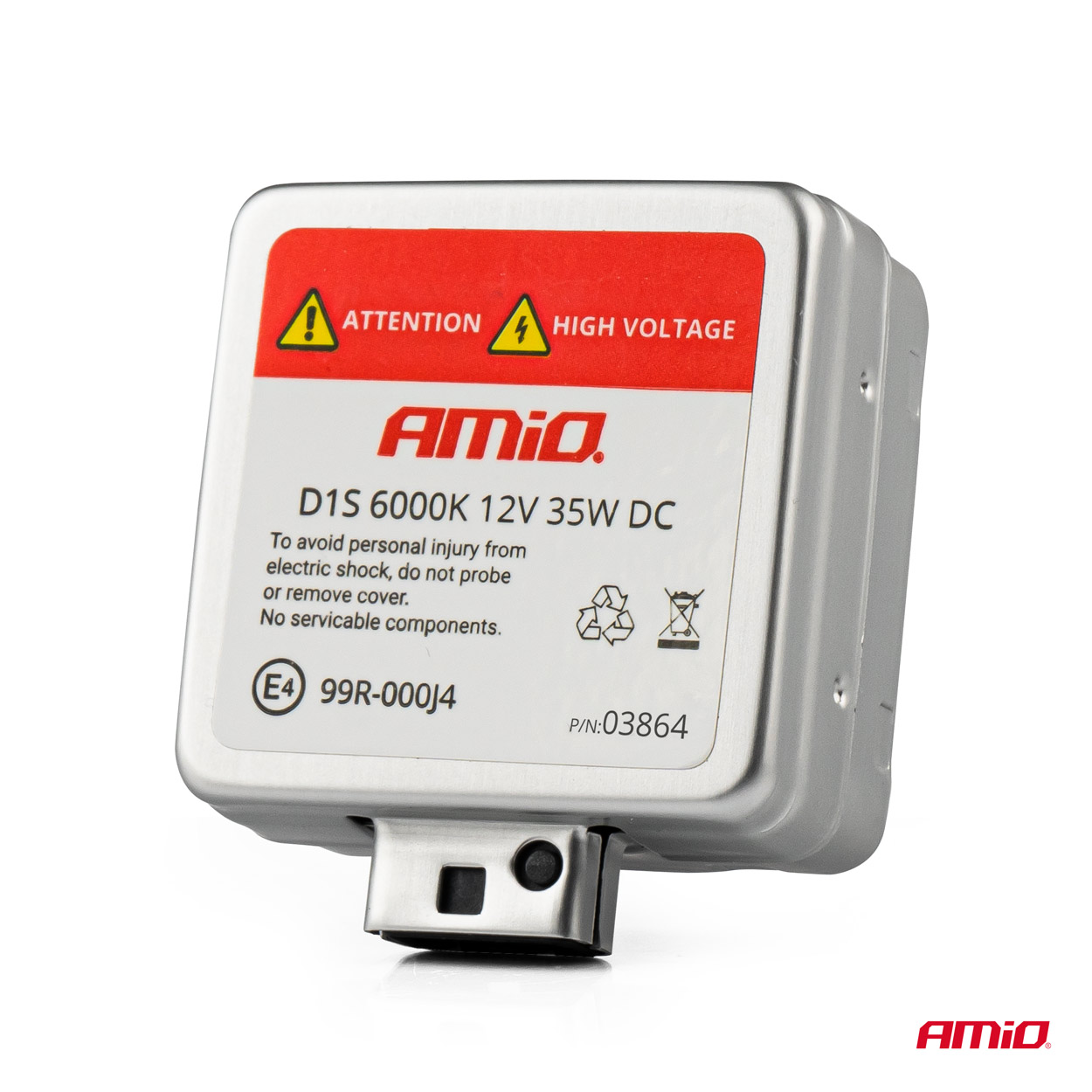 Εικόνα 2 από 4 — Amio – ΑΝΤΑΛΛΑΚΤΙΚΗ ΛΑΜΠΑ ΧΕΝΟΝ BASIC D1S 12V 6.000k 35W BLISTER CARD – 1 ΤΕΜ. (03864/AM)