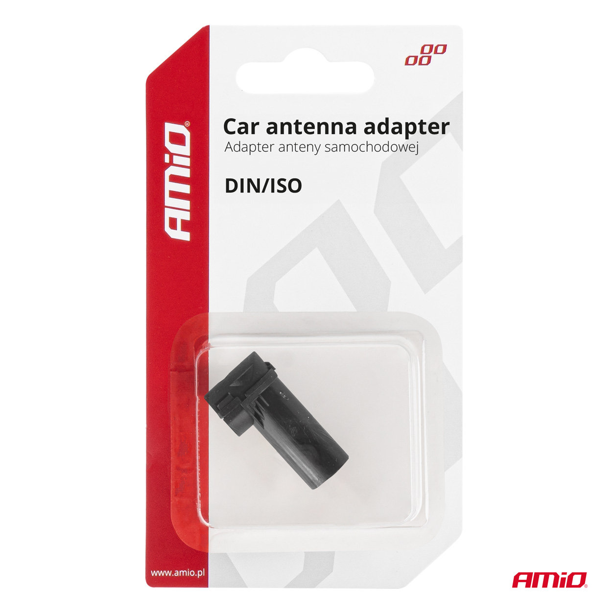 Εικόνα 6 από 6 — Amio – ΑΝΤΑΠΤΟΡΑΣ ΚΕΡΑΙΑΣ DIN>ISO – 1 τεμ. (03968/AM)