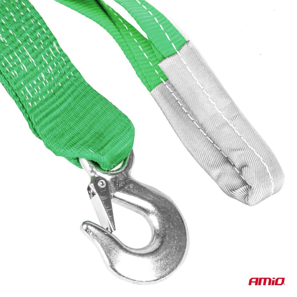 Εικόνα 3 από 4 — Amio – ΙΜΑΝΤΑΣ ΡΥΜΟΥΛΚΗΣΗΣ TOW ROPE H+U ΠΡΑΣΙΝΟ 75mm 8000KG 5m – 1 τεμ. (03994/AM)