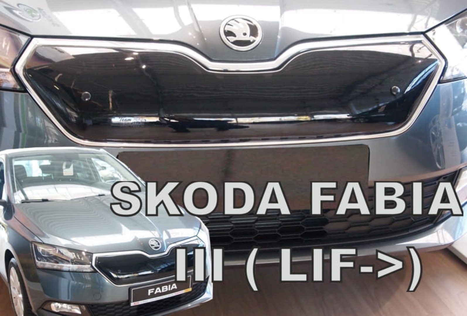 Εικόνα 1 από 2 — ΚΑΛΥΜΜΑ ΨΥΓΕΙΟΥ ΧΕΙΜΩΝΑ ΓΙΑ SKODA FABIA 2018+  ΑΠΟ ΕΥΚΑΜΠΤΟ ΦΙΜΕ ΠΛΑΣΤΙΚΟ HEKO – 1 ΤΕΜ.