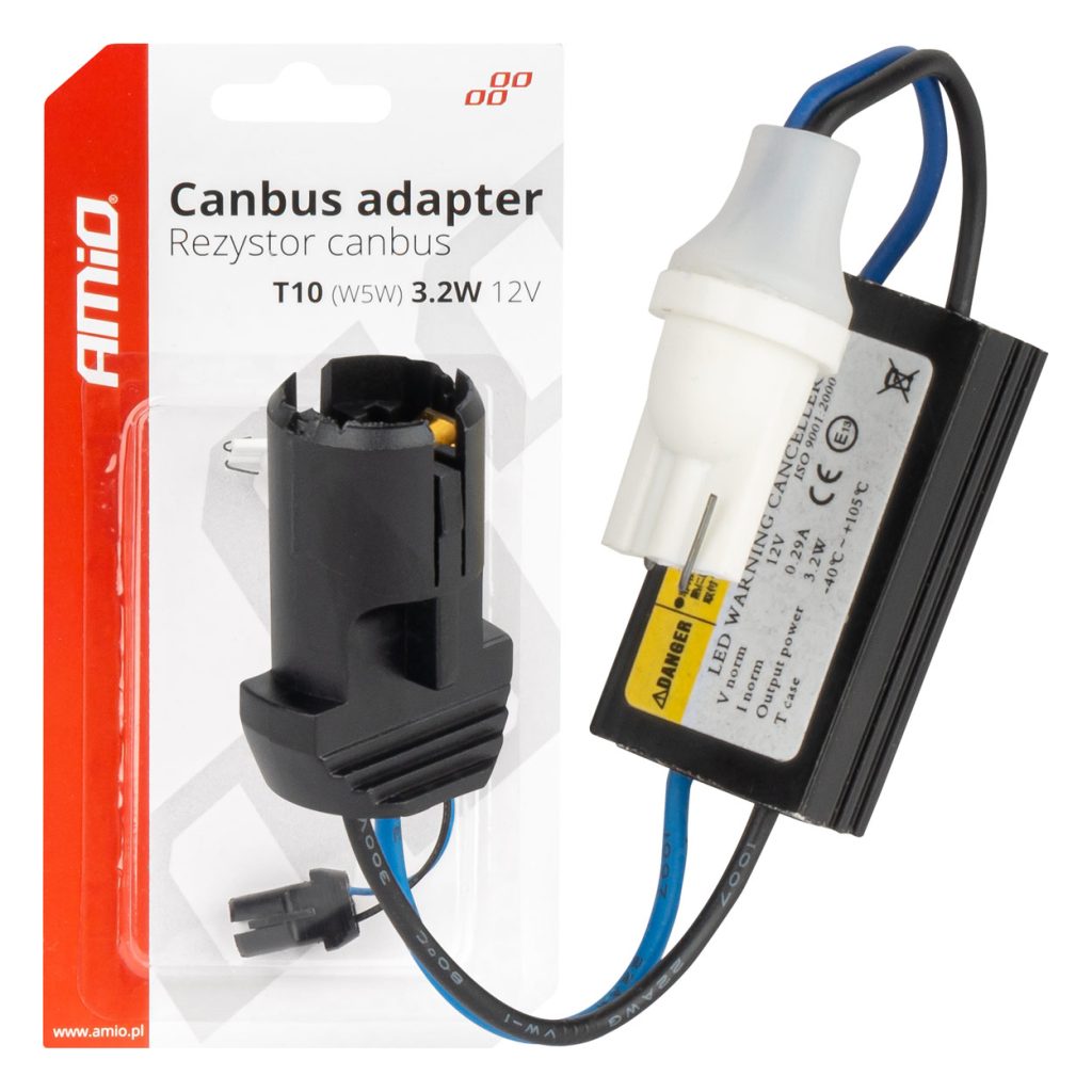 Εικόνα 1 από 4 — Amio – ΑΝΤΙΣΤΑΣΗ ΓΙΑ ΛΑΜΠΑΚΙΑ LED T10 W5W 12V 3.2W – 1 τεμ. (04087/AM)