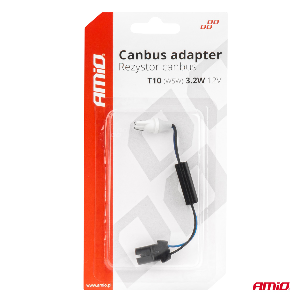 Εικόνα 4 από 4 — Amio – ΑΝΤΙΣΤΑΣΗ ΓΙΑ ΛΑΜΠΑΚΙΑ LED T10 W5W 12V 3.2W – 1 τεμ. (04087/AM)