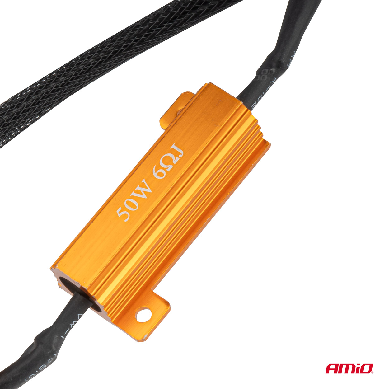 Εικόνα 4 από 5 — Amio – ΑΝΤΙΣΤΑΣΗ ΓΙΑ ΛΑΜΠΕΣ LED H7 12V 50W 6Ω (ΑΝΤΙΣΤΑΣΗ-ΨΕΥΤΗΣ-CANCELLER) – 1 τεμ. (04089/AM)