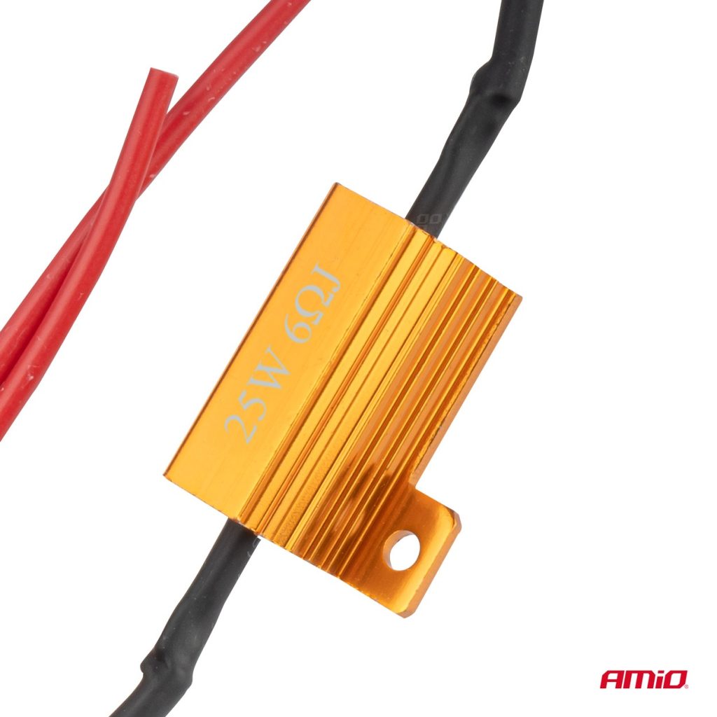 Εικόνα 3 από 4 — Amio – CANBUS Αντίσταση 6Ω 25W για LED Λάμπες – Anti Error – 1 τεμ. (04092/AM)