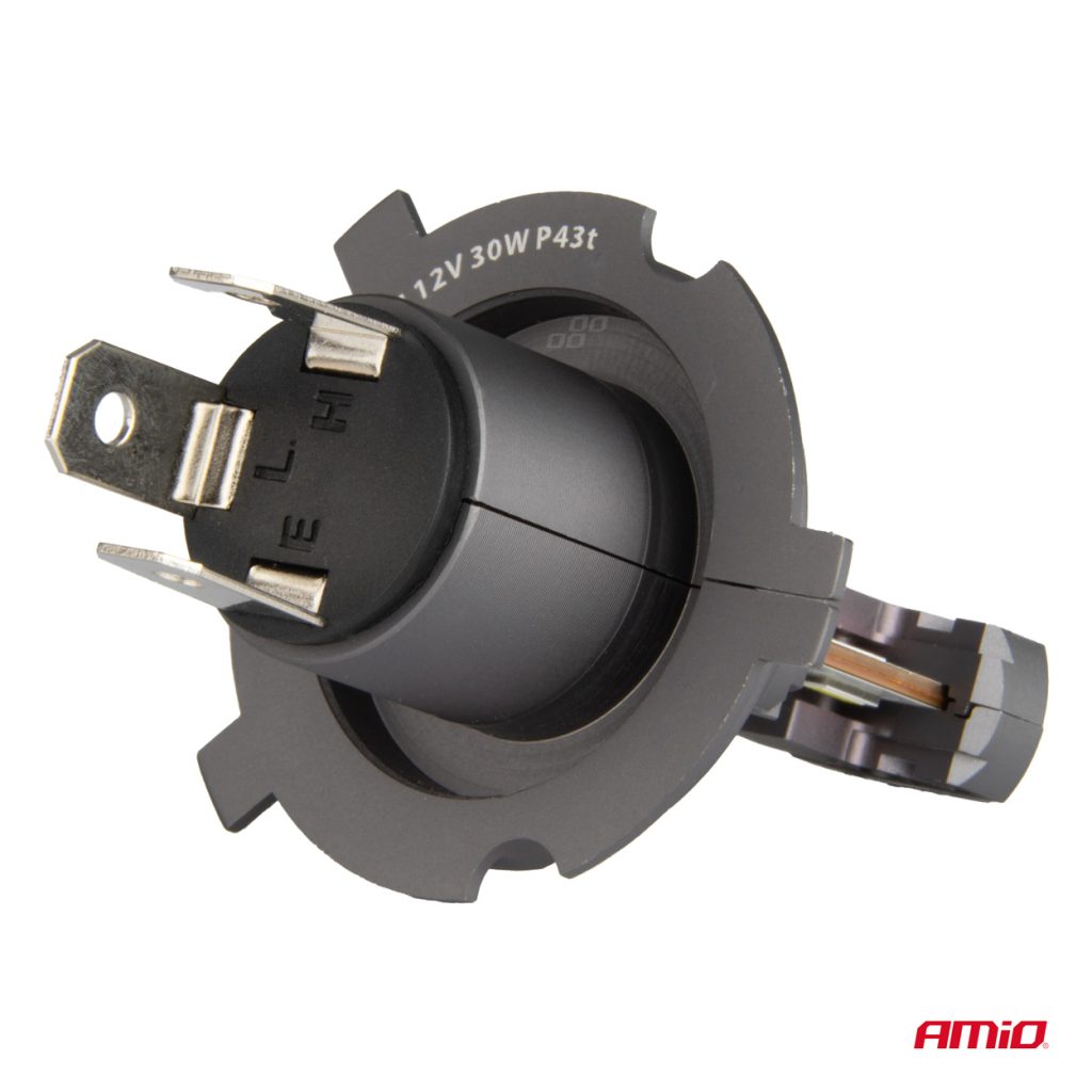 Εικόνα 3 από 4 — Amio – ΛΑΜΠΕΣ LED H4 12V 60W 6.000K 5.600lm +400% LED CAN-BUS HYBRID SERIES – 2 ΤΕΜ. (04114/AM)