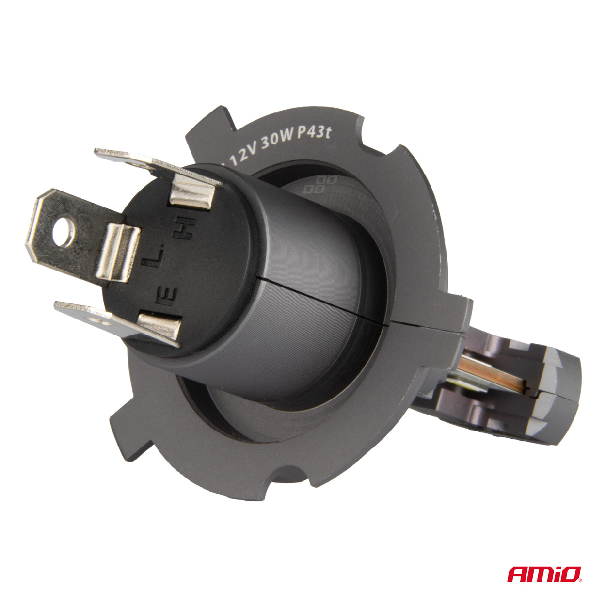 Εικόνα 3 από 4 — Amio – ΛΑΜΠΕΣ LED H4 12V 60W 6.000K 5.600lm +400% LED CAN-BUS HYBRID SERIES – 2 ΤΕΜ. (04114/AM)
