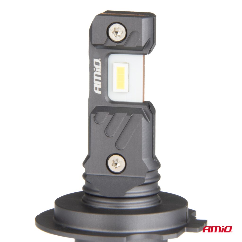Εικόνα 4 από 7 — Amio – ΛΑΜΠΕΣ LED H7/H18 12V 60W 6.000K 5.600lm +400% LED CAN-BUS HYBRID SERIES – 2 ΤΕΜ. (04115/AM)