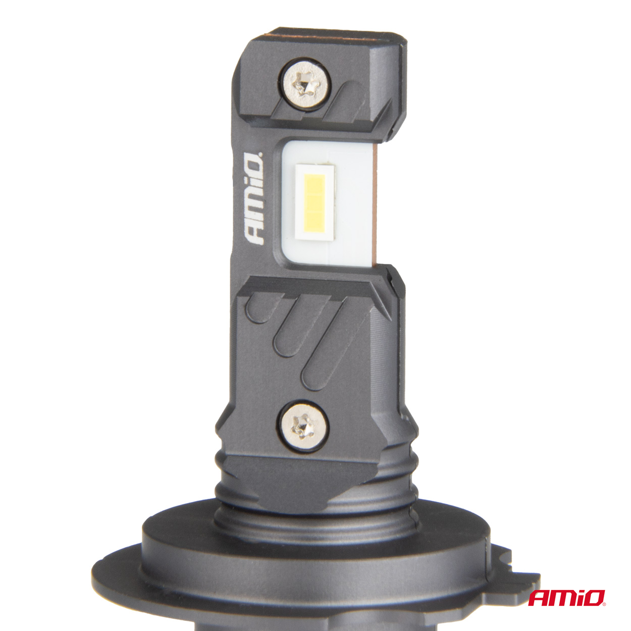 Εικόνα 4 από 7 — Amio – ΛΑΜΠΕΣ LED H7/H18 12V 60W 6.000K 5.600lm +400% LED CAN-BUS HYBRID SERIES – 2 ΤΕΜ. (04115/AM)