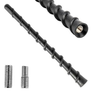 Amio - ΚΕΡΑΙΑ ΟΡΟΦΗΣ ANTM10 18cm ΜΕ 2 ΑΝΤΑΠΤΟΡΕΣ 5-6mm ΜΑΥΡΗ - 1 ΤΕΜ. (04160/AM)