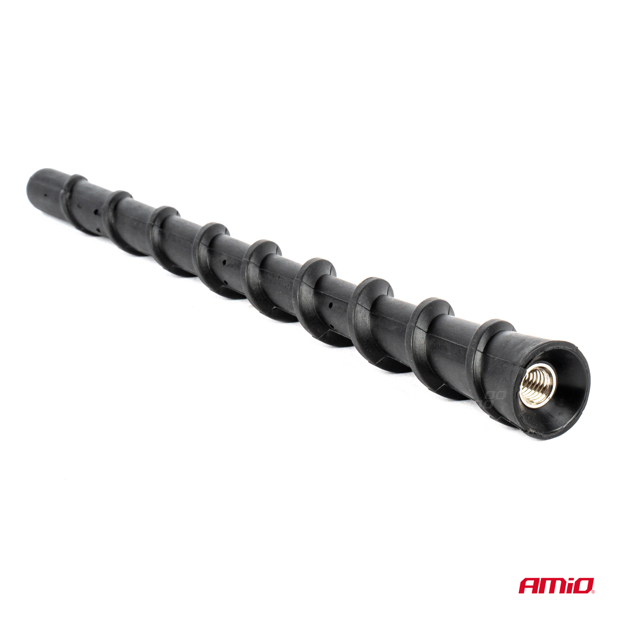 Εικόνα 2 από 4 — Amio – ΚΕΡΑΙΑ ΟΡΟΦΗΣ ANTM10 18cm ΜΕ 2 ΑΝΤΑΠΤΟΡΕΣ 5-6mm ΜΑΥΡΗ – 1 ΤΕΜ. (04160/AM)