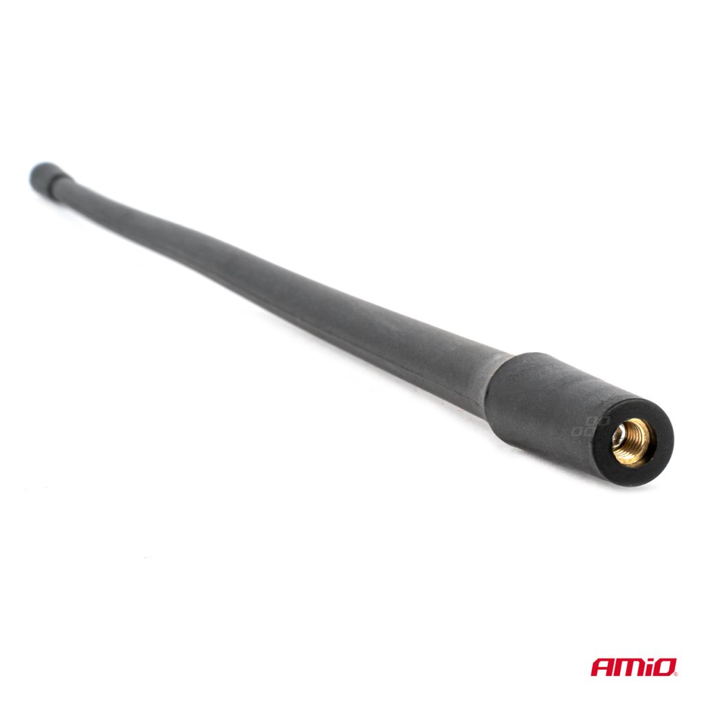 Εικόνα 2 από 4 — Amio – ΚΕΡΑΙΑ ΟΡΟΦΗΣ ANTM12 33cm ΜΕ 2 ΑΝΤΑΠΤΟΡΕΣ 5-6mm ΜΑΥΡΗ – 1 ΤΕΜ. (04162/AM)