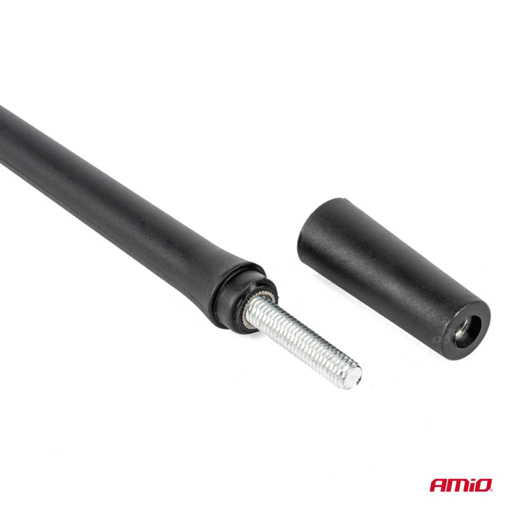 Εικόνα 3 από 4 — Amio – ΚΕΡΑΙΑ ΟΡΟΦΗΣ ANTM12 33cm ΜΕ 2 ΑΝΤΑΠΤΟΡΕΣ 5-6mm ΜΑΥΡΗ – 1 ΤΕΜ. (04162/AM)