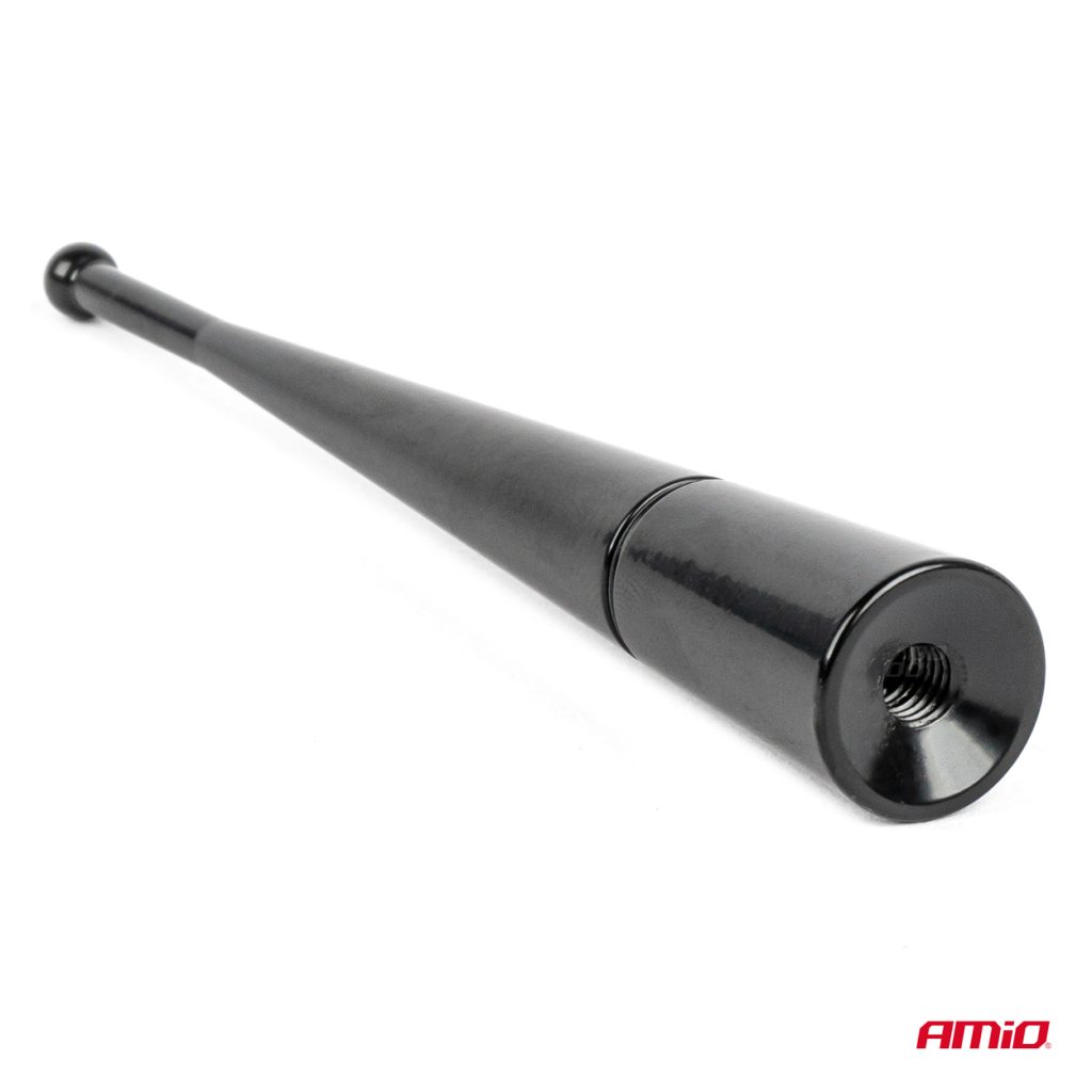 Εικόνα 2 από 3 — Amio – ΚΕΡΑΙΑ ΟΡΟΦΗΣ ANTM13 10cm ΜΕ 2 ΑΝΤΑΠΤΟΡΕΣ 5-6mm ΜΑΥΡΗ – 1 ΤΕΜ. (04163/AM)