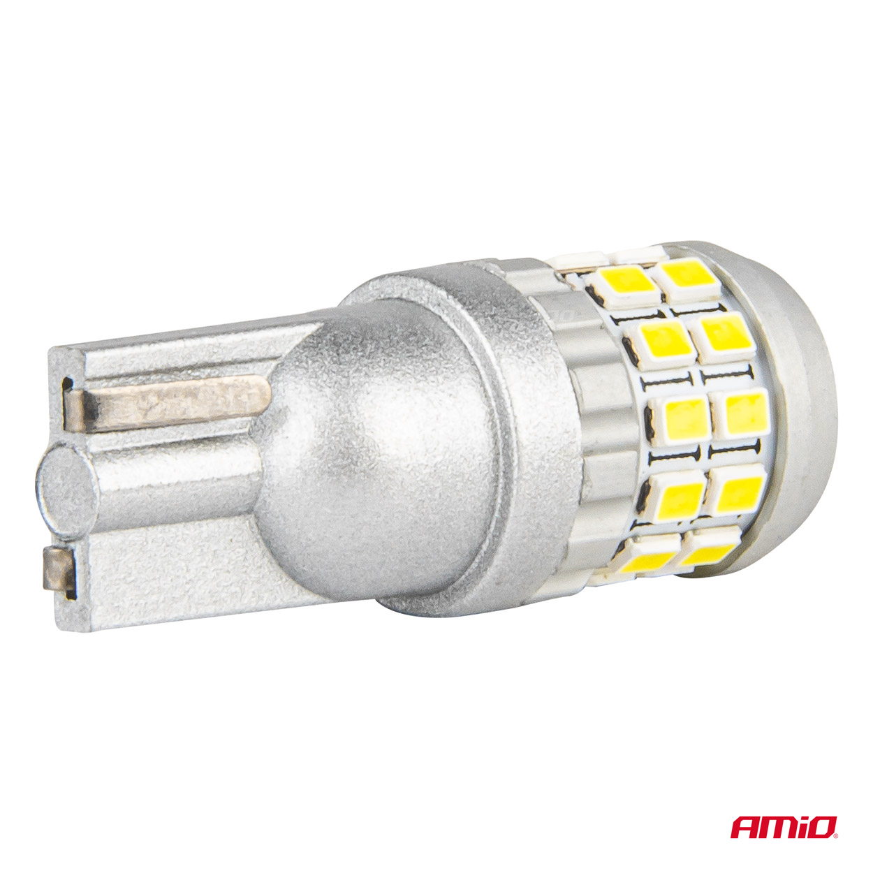 Εικόνα 3 από 5 — Amio – ΛΑΜΠΑΚΙΑ T10 W5W 12V/24V LED CAN-BUS 30xSMD 2016 ΛΕΥΚΟ 5500K – 2 ΤΕΜ. (04233/AM)