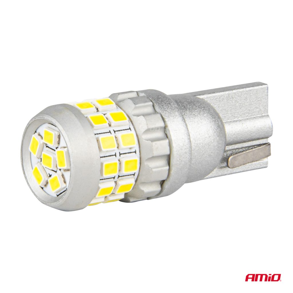 Εικόνα 4 από 5 — Amio – ΛΑΜΠΑΚΙΑ T10 W5W 12V/24V LED CAN-BUS 30xSMD 2016 ΛΕΥΚΟ 5500K – 2 ΤΕΜ. (04233/AM)