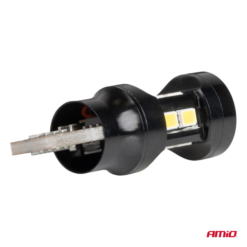 Εικόνα 4 από 5 — Amio – ΛΑΜΠΑΚΙΑ LED T15 W16W 12V/24V LED CAN-BUS 15xSMD 2835 ΛΕΥΚΟ ΦΩΣ 5.500K (ΣΕ ΧΡΩΜΑ ΜΑΥΡΟ) – 2 ΤΕΜ. (04245/AM)