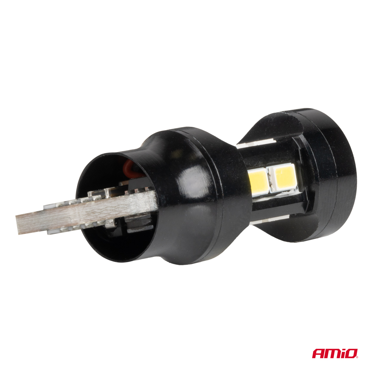Εικόνα 4 από 5 — Amio – ΛΑΜΠΑΚΙΑ LED T15 W16W 12V/24V LED CAN-BUS 15xSMD 2835 ΛΕΥΚΟ ΦΩΣ 5.500K (ΣΕ ΧΡΩΜΑ ΜΑΥΡΟ) – 2 ΤΕΜ. (04245/AM)