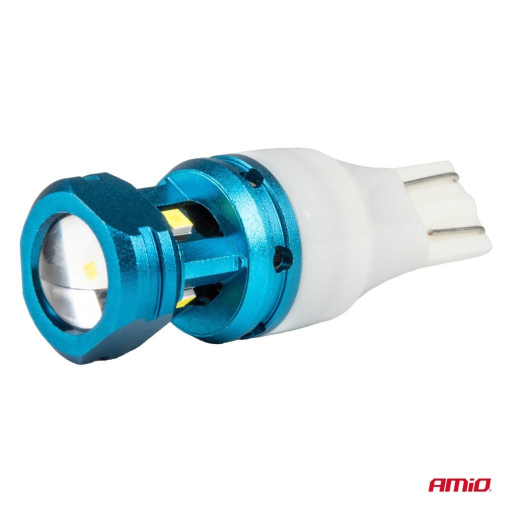 Εικόνα 3 από 5 — Amio – Λάμπες LED CANBUS T15 (W16W) 4SMD 1860XS Λευκή 6000K 12V/24V για Φώτα Όπισθεν, Πινακίδας & Χώρου Αποσκευών – 2τεμ. (04251/AM)
