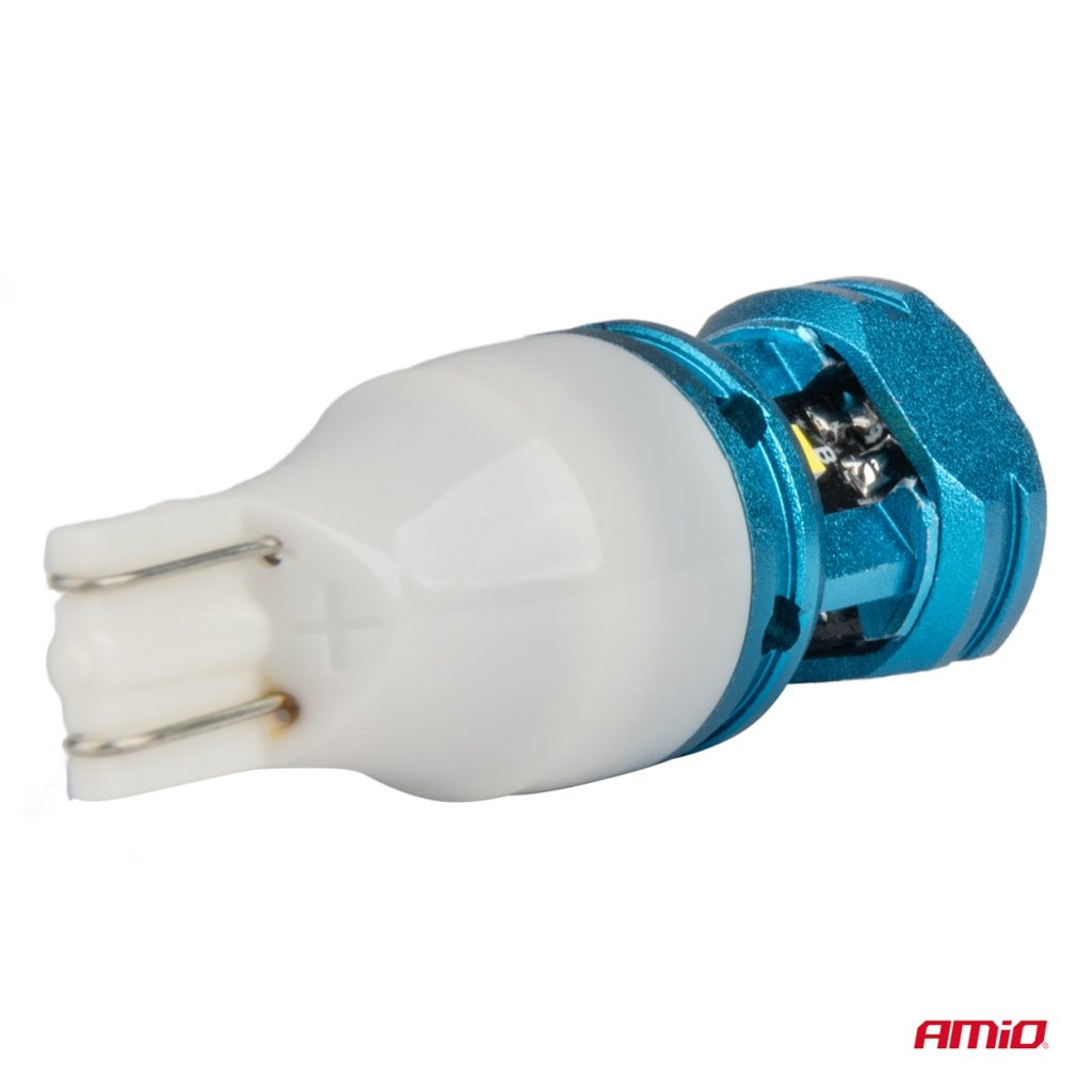 Εικόνα 4 από 5 — Amio – Λάμπες LED CANBUS T15 (W16W) 4SMD 1860XS Λευκή 6000K 12V/24V για Φώτα Όπισθεν, Πινακίδας & Χώρου Αποσκευών – 2τεμ. (04251/AM)