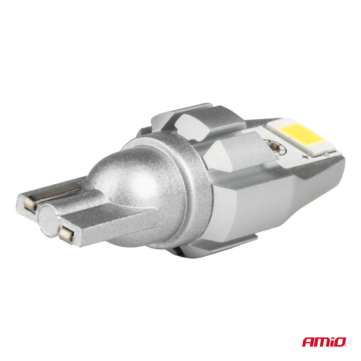 Εικόνα 4 από 5 — Amio – Λάμπα LED CANBUS T15 (W16W) 2SMD 3570 Λευκή 6000K 12V/24V για Φώτα Όπισθεν & Βοηθητικό Φωτισμό – 2τεμ. (04257/AM)