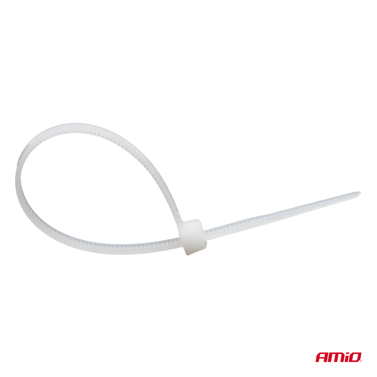 Εικόνα 2 από 6 — Amio – ΔΕΜΑΤΙΚΑ/ΔΕΤΙΚΑ ΚΑΛΩΔΙΩΝ TIE WRAP (ΤΑΙΡΑΠ) 2.5 x 150mm (ΛΕΥΚΟ) – 100 ΤΕΜ. (04306/AM)