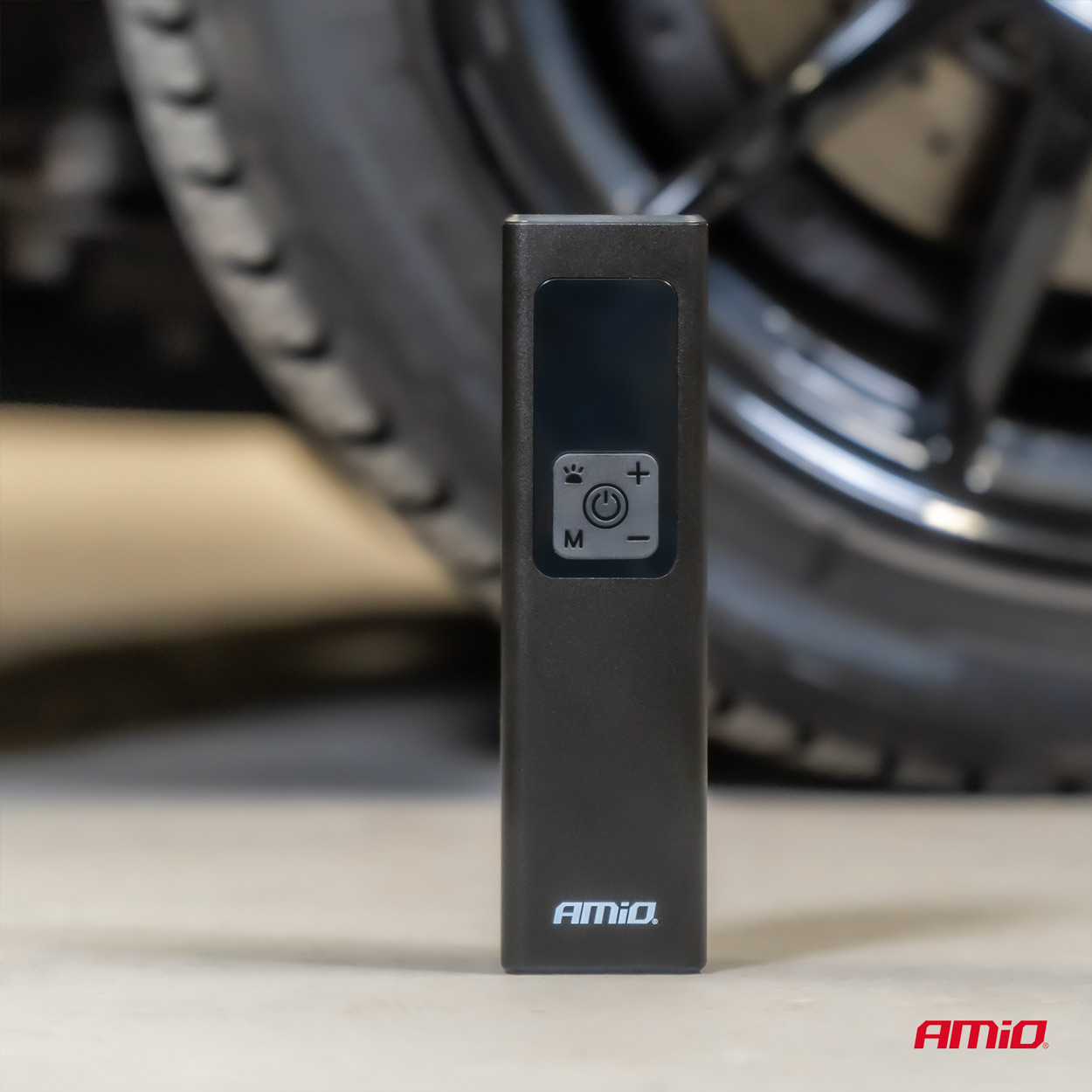 Εικόνα 2 από 14 — Amio – ΚΟΜΠΡΕΣΕΡ ΑΕΡΑ 12V 10BAR 150PSI 20L/MIN 100W ΜΕ ΨΗΦΙΑΚΗ ΟΘΟΝΗ & ΦΑΚΟ LED 1ΤΕΜ. (04376/AM)