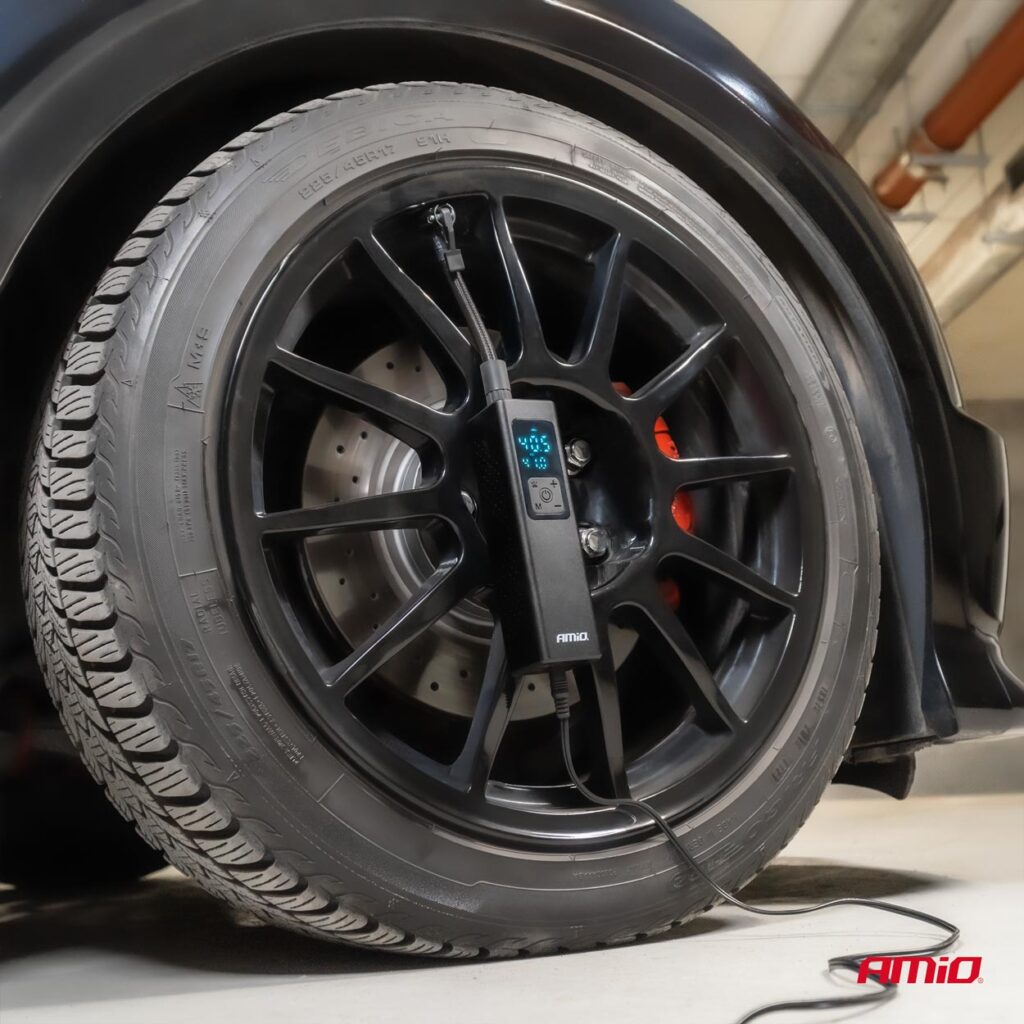 Εικόνα 3 από 14 — Amio – ΚΟΜΠΡΕΣΕΡ ΑΕΡΑ 12V 10BAR 150PSI 20L/MIN 100W ΜΕ ΨΗΦΙΑΚΗ ΟΘΟΝΗ & ΦΑΚΟ LED 1ΤΕΜ. (04376/AM)