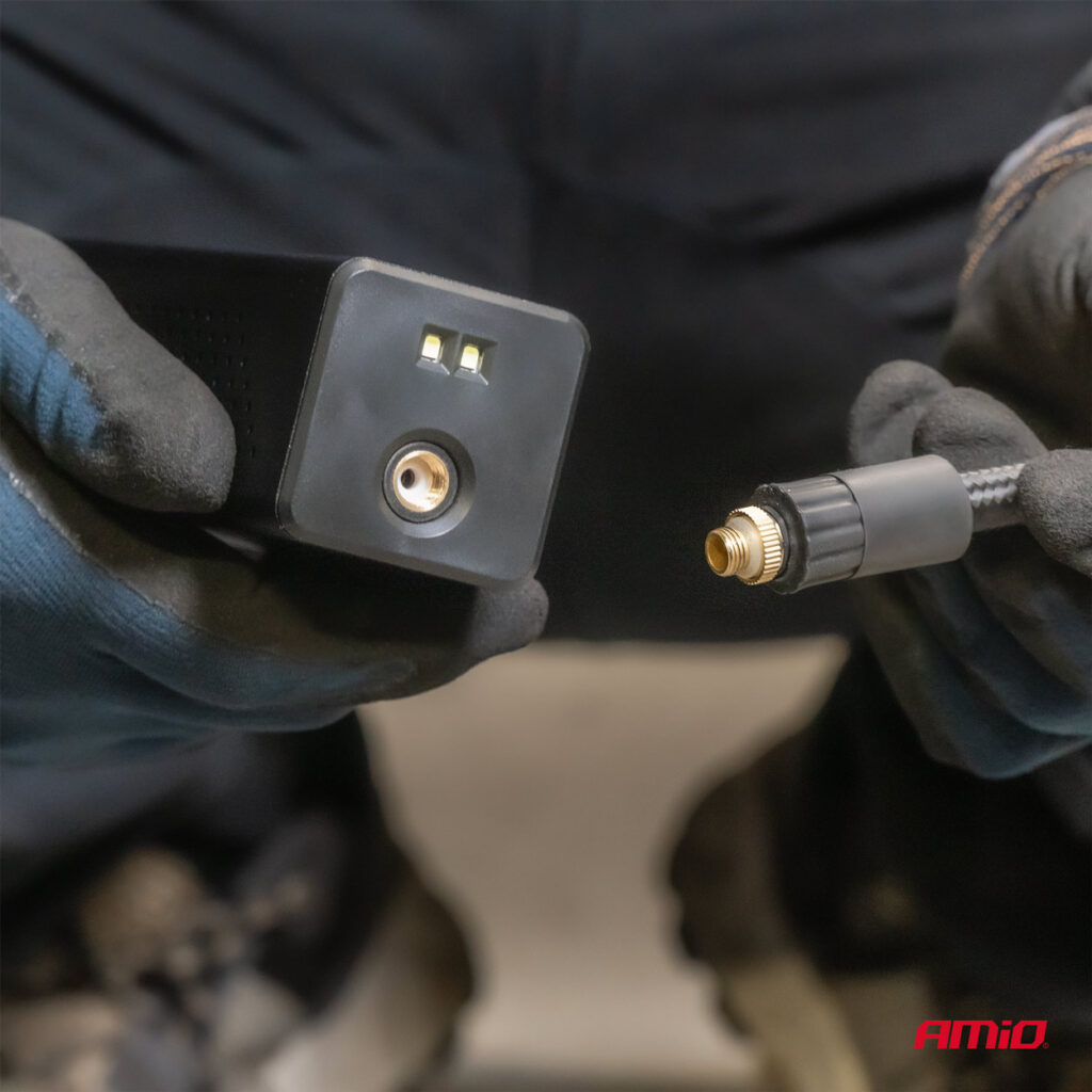 Εικόνα 4 από 14 — Amio – ΚΟΜΠΡΕΣΕΡ ΑΕΡΑ 12V 10BAR 150PSI 20L/MIN 100W ΜΕ ΨΗΦΙΑΚΗ ΟΘΟΝΗ & ΦΑΚΟ LED 1ΤΕΜ. (04376/AM)