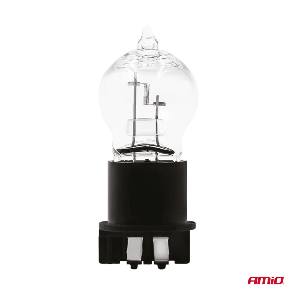 Εικόνα 2 από 3 — Amio – Λάμπα Αλογόνου PW24W 12V 24W Βάση WP3.3×14.5-3 για Φώτα Ημέρας (DRL) & Θέσης  – 1 τεμ.(04409/AM)