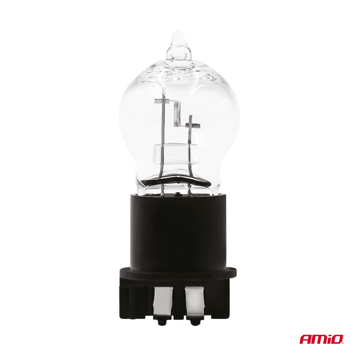 Εικόνα 2 από 3 — Amio – Λάμπα Αλογόνου PW24W 12V 24W Βάση WP3.3×14.5-3 για Φώτα Ημέρας (DRL) & Θέσης  – 1 τεμ.(04409/AM)