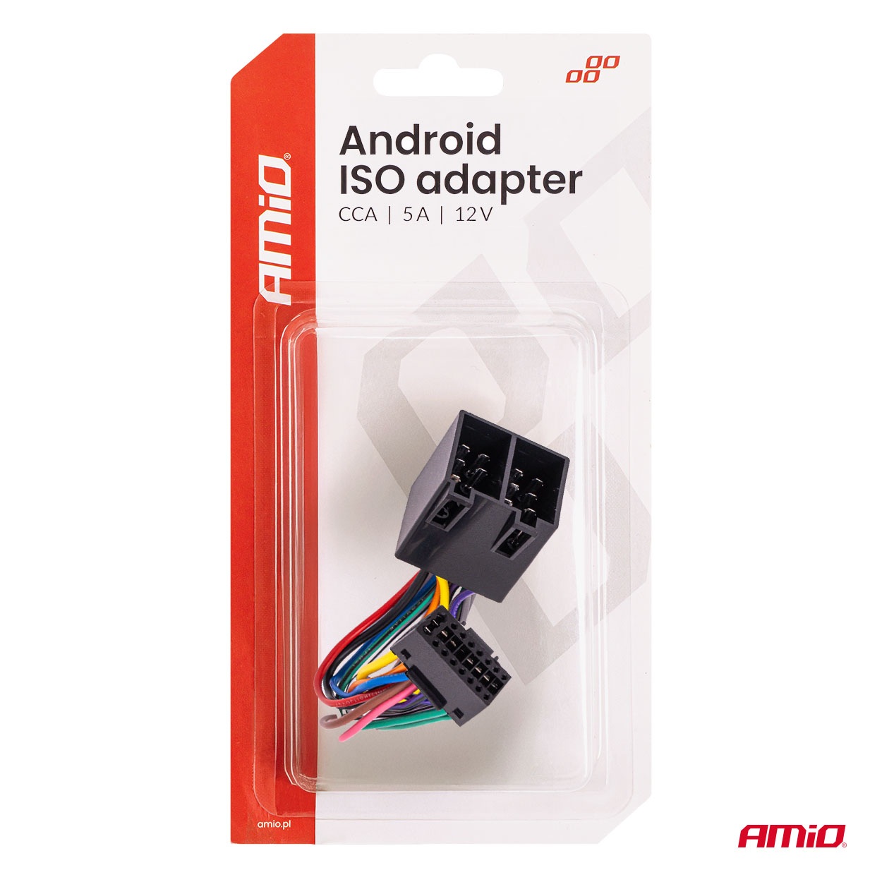 Εικόνα 5 από 5 — Amio – Αντάπτορας Ραδιοφώνου Android σε ISO 12V έως 5A – CCA, Για Συστήματα Multimedia Αυτοκινήτου – 1 τεμ. (04442/AM)