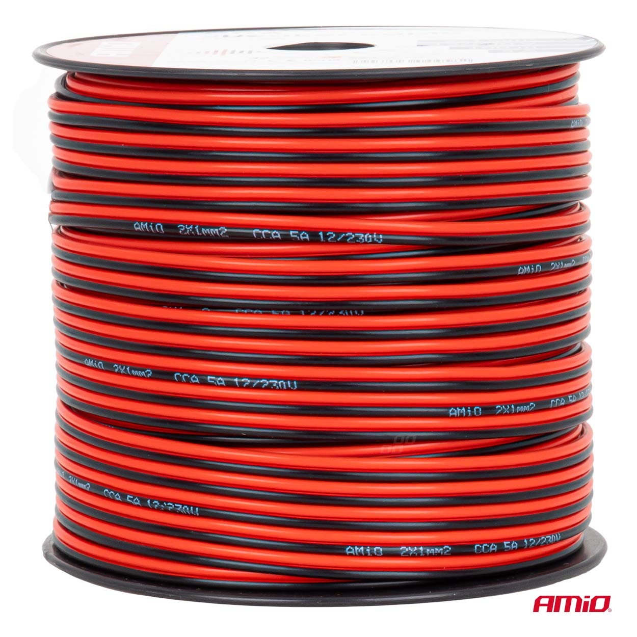 Εικόνα 2 από 5 — Amio – Δίδυμο Καλώδιο Ηχείων CCA 2×1mm² 100m – 1 τεμ. (04458/AM)