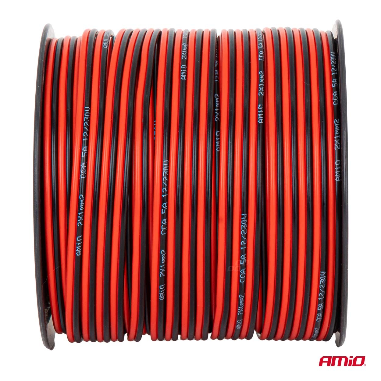 Εικόνα 3 από 5 — Amio – Δίδυμο Καλώδιο Ηχείων CCA 2×1mm² 100m – 1 τεμ. (04458/AM)