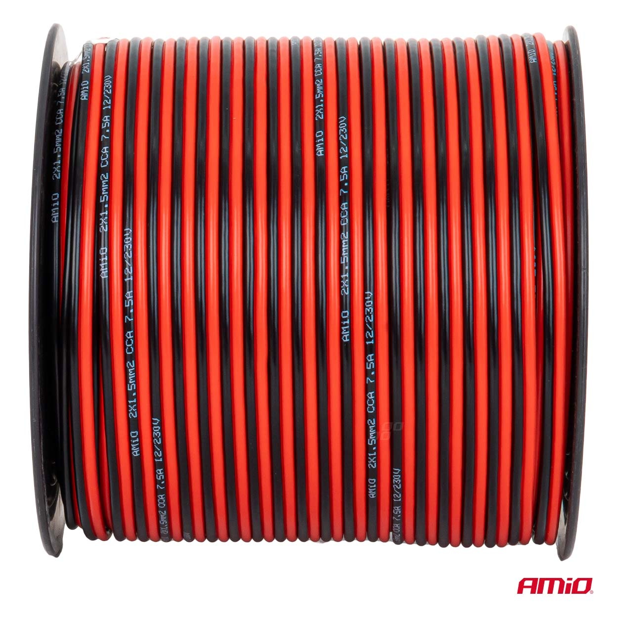 Εικόνα 3 από 4 — Amio – Δίδυμο Καλώδιο Ηχείων CCA 2×1,5mm² 100m – 1 τεμ. (04459/AM)