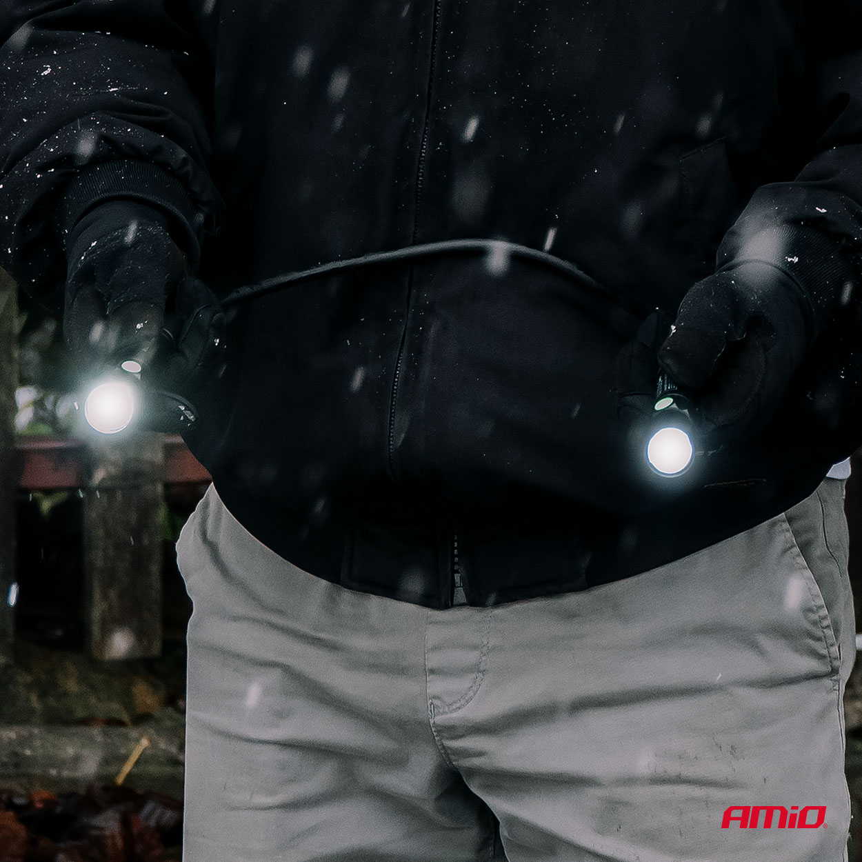 Εικόνα 10 από 13 — Amio – Φακοί Εργασίας Χειρός τύπου 2xP50 LED χωρητικότητα μπαταρίας 500mAh – 2 τεμ. (04671/AM)
