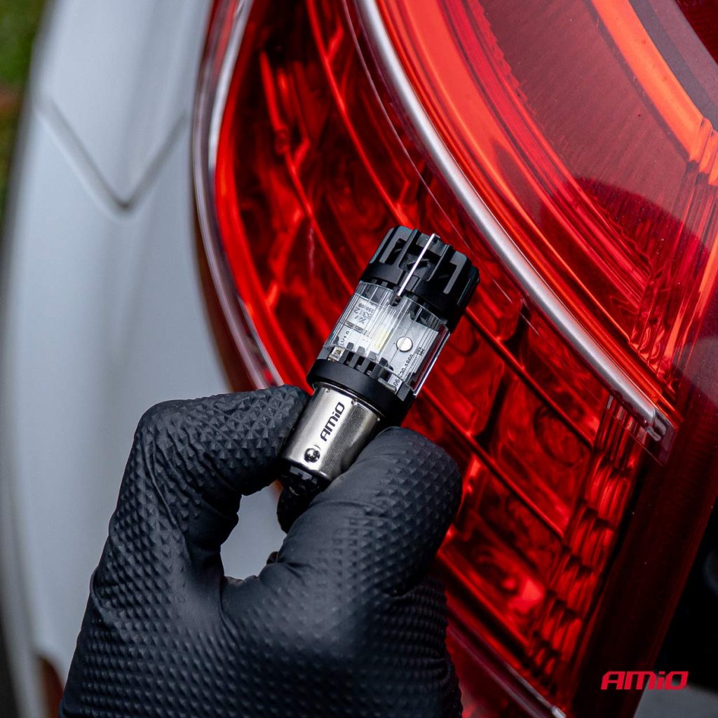 Εικόνα 5 από 5 — Amio – Λαμπτήρες LED τύπου P21W βάση BA15s τάση λειτουργίας 12V απόδοσης 66W (4800lm) LumiTec Series FULL CANBUS Μονοπολικό CSP 6500K Plug & Play για Επιβατικά Αυτοκίνητα – 2 τεμ. (04688/AM)