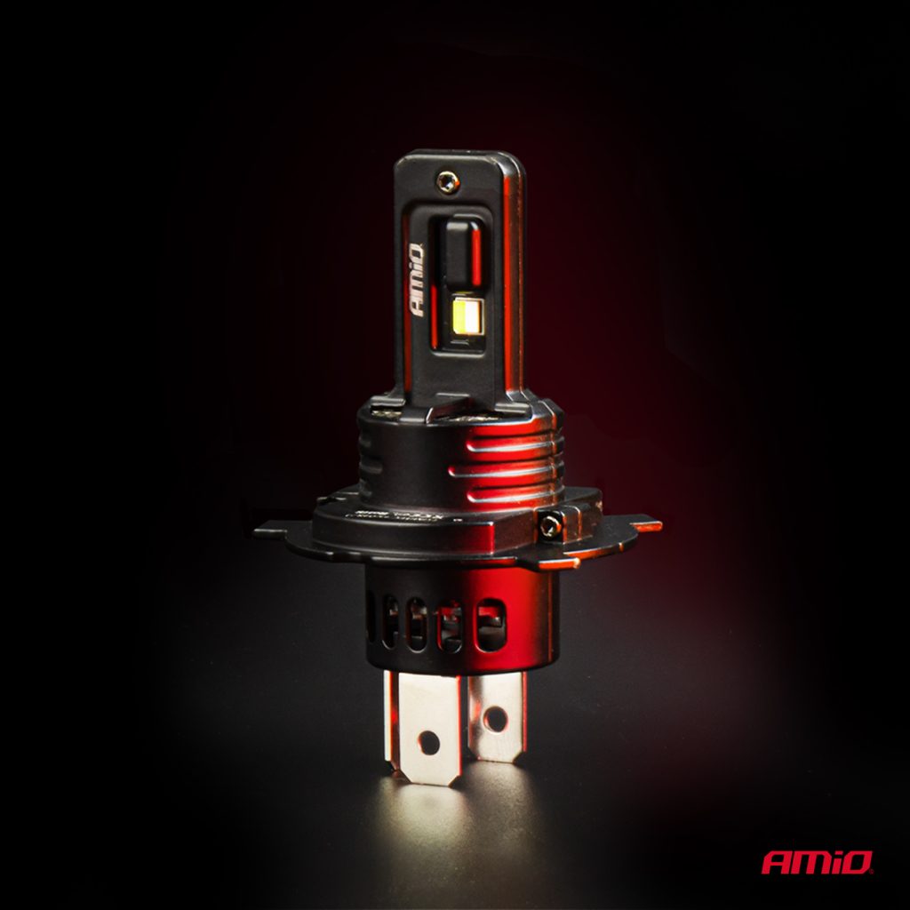 Εικόνα 2 από 7 — AMiO – Λάμπες LED F26 Pro Series H4/H19 12/24V 68W 2900-3550lm 6.000K Full Can-Bus Plug&Play – 2 Τεμ. (04871/AM)
