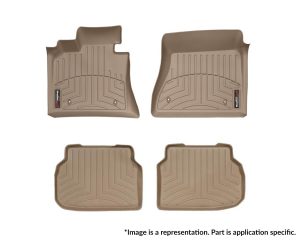 WeatherTech – Προστατευτικά Πατάκια Λάστιχο για Mercedes-Benz C-Class (W203) 05/2000 > 01/2007 4πορτο / Sedan για κορυφαία προστασία εσωτερικού με ανθεκτική κατασκευή παντός καιρού – 1 Σετ (45264-1-2/OTO)
