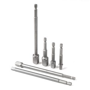 Amio – Προσαρμογείς HEX 1/4" σε Καρυδάκια 1/4" 3/8" 1/2" Heavy Duty για Σταθερή Τοποθέτηση & Καθημερινή Χρήση – Σετ 6 Τεμ. (04781/AM)