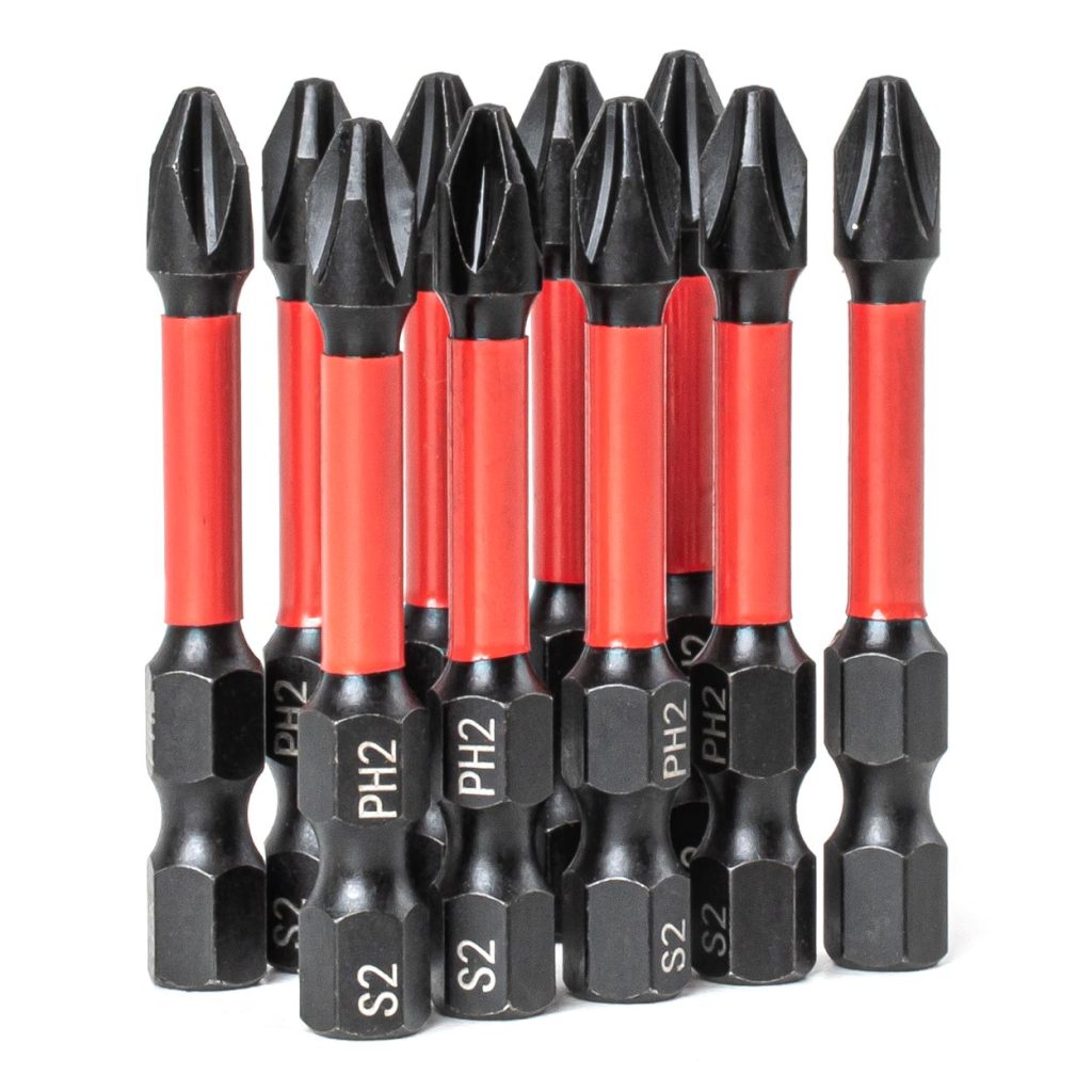 Εικόνα 1 από 5 — Amio – Μύτες Στρέψης Torsion PH2 HEX 1/4″ 50mm Heavy Duty για Σταθερή Τοποθέτηση Εργαλείου & Καθημερινή Χρήση – Σετ 10 Τεμ. (04784/AM)