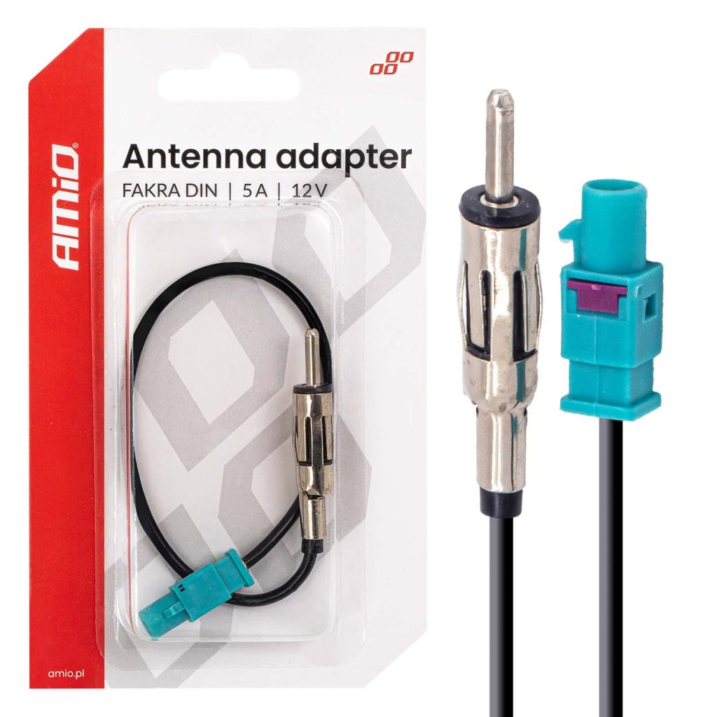 Εικόνα 1 από 4 — Amio – Αντάπτορας Κεραίας FAKRA σε DIN 12V 5A για Σταθερό Σήμα & Αξιόπιστη Σύνδεση – 1 Τεμ. (04443/AM)